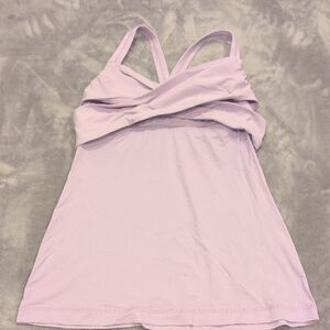 Lavender Women's Wrap Top